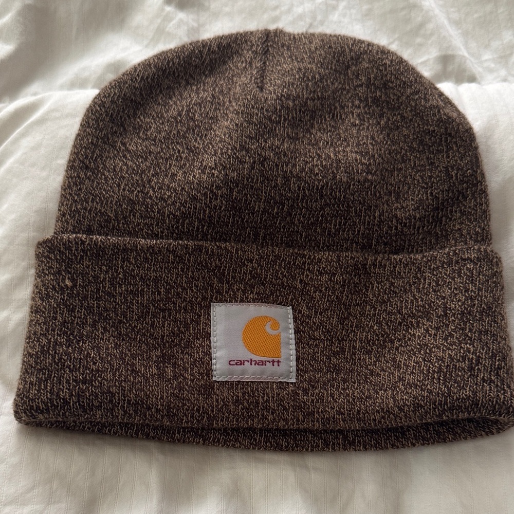 Carhartt Dark Brown Knit Beanie